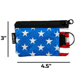 Load image into Gallery viewer, Double Zip Pocket Ripstop Wallet
