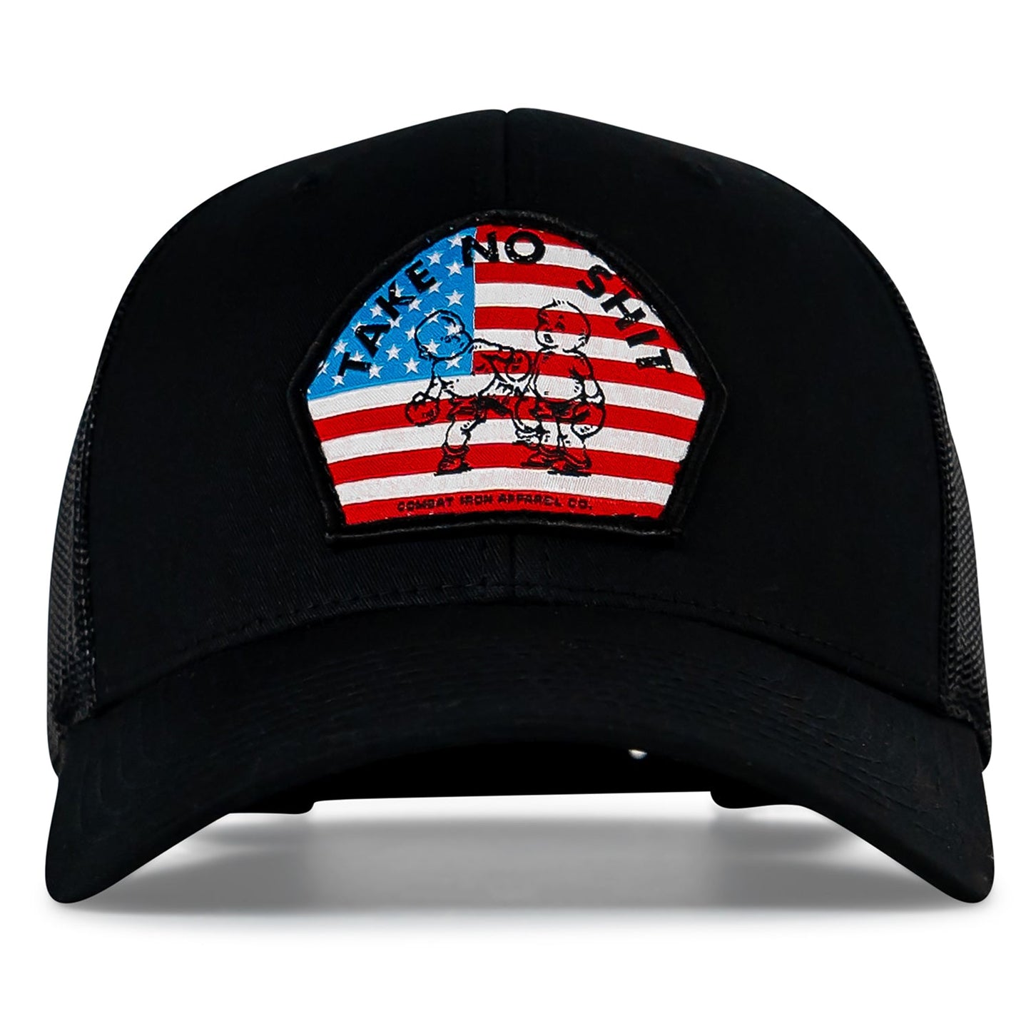 Take No Shit American Flag Patch SnapBack