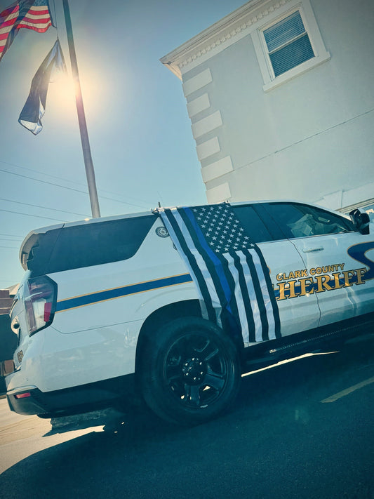 Thin Blue Line US Flag - 3'x5' - Wall Flag