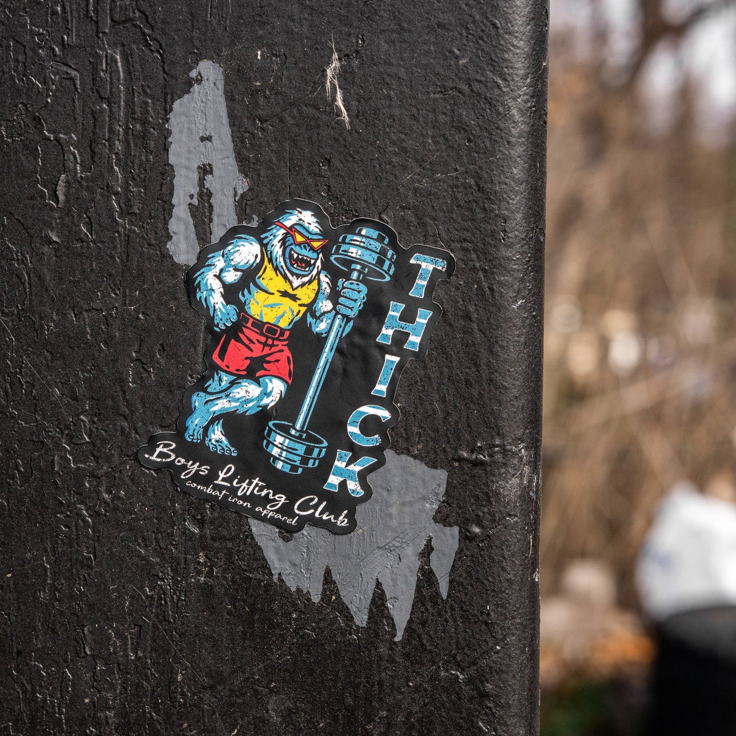 Thick Boys Lifting Club Yeti Decal