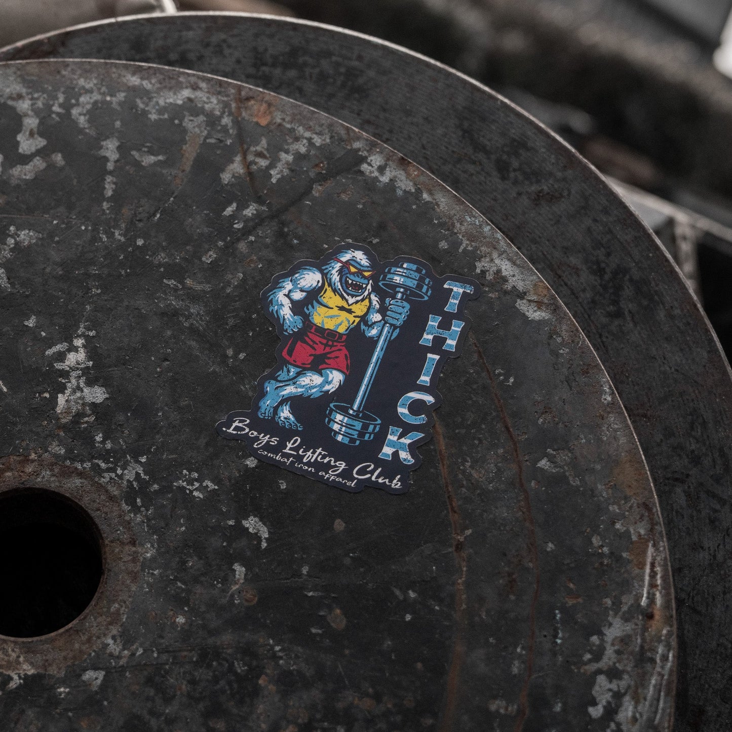 Thick Boys Lifting Club Yeti Decal