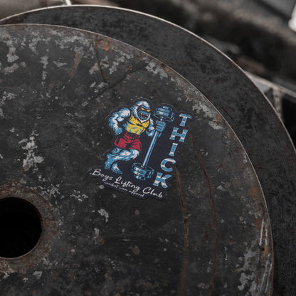 Thick Boys Lifting Club Yeti Decal