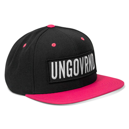 Ungovrnd Oversized Patch Flatbill SnapBack Hat