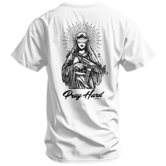 Pray Hard Men's T-Shirt