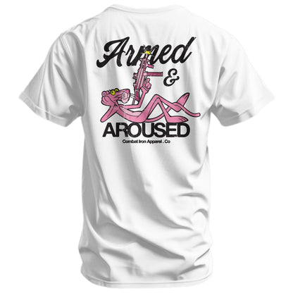 Armed and Aroused  Men's T-Shirt