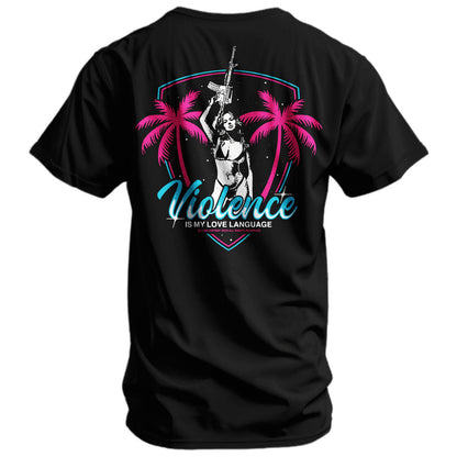 Violence Is My Love Language Men's T-Shirt