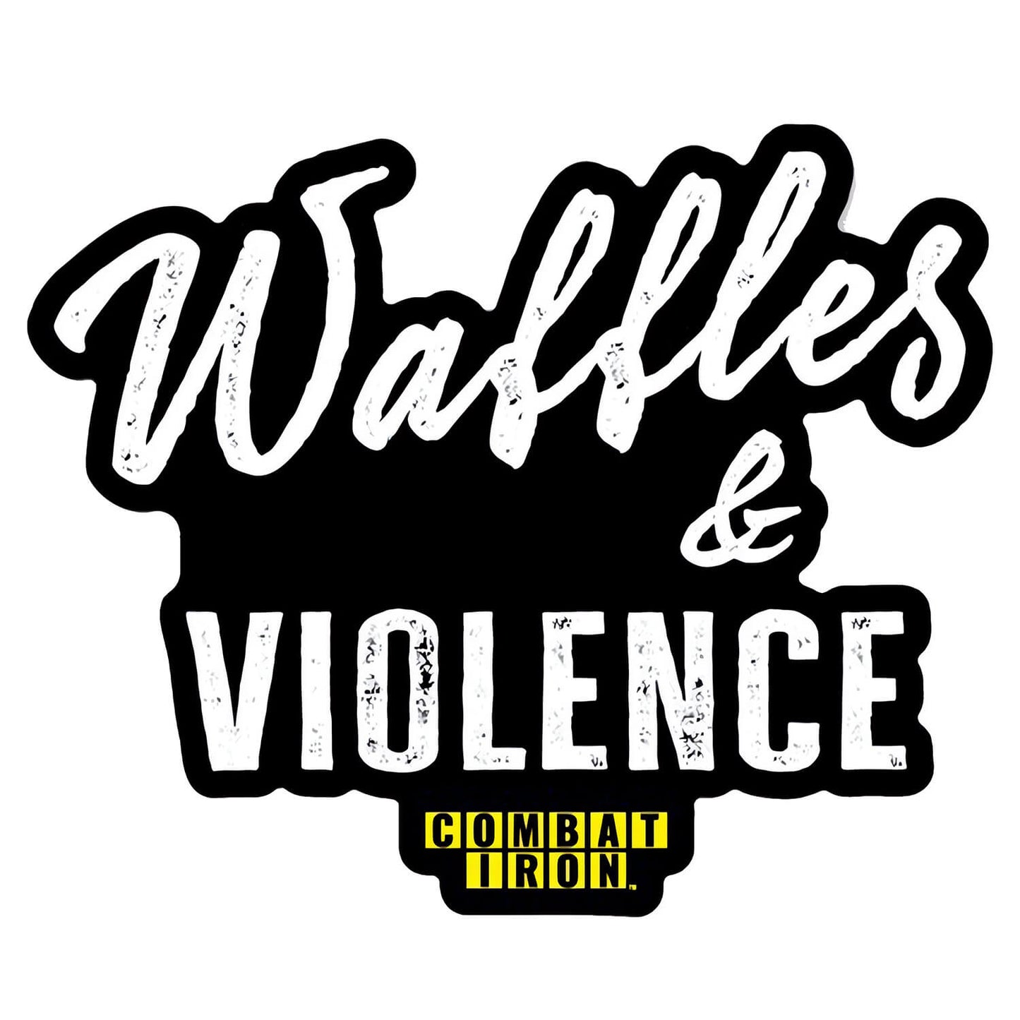 Waffles & Violence Decal