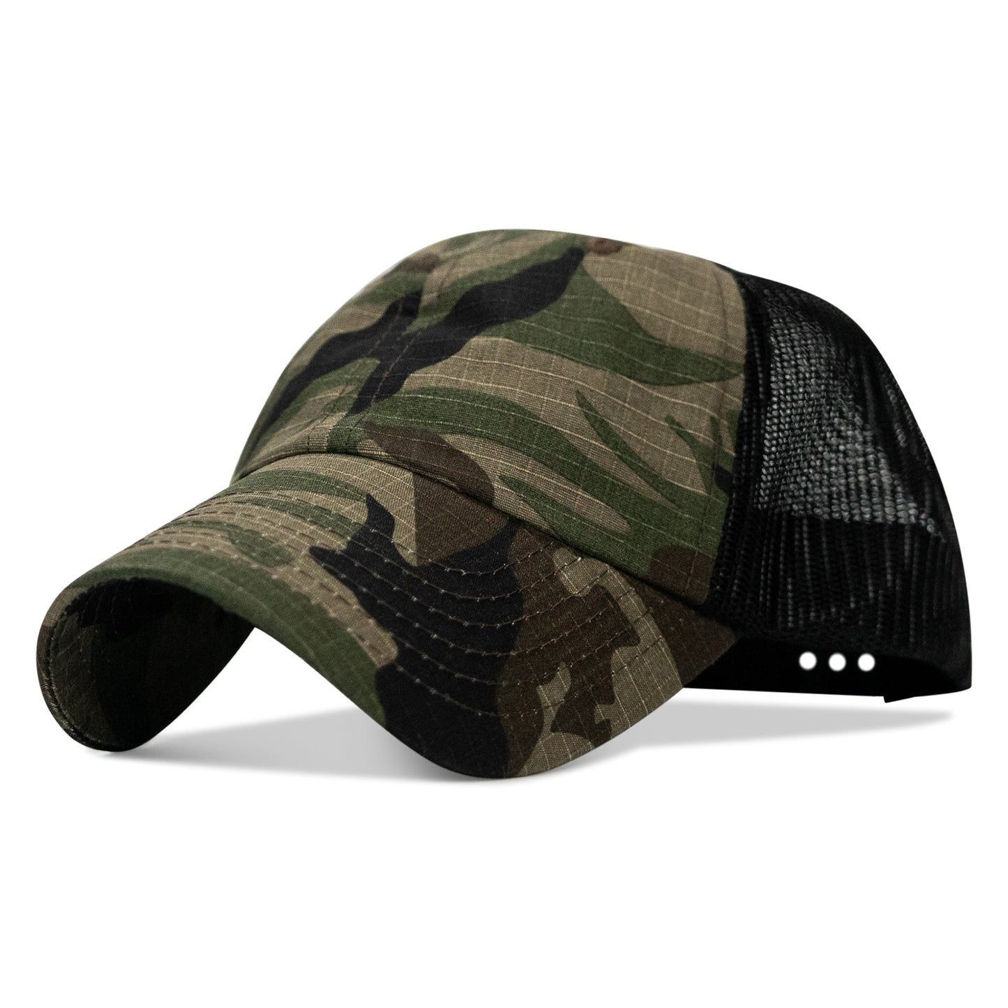Ripstop Low Pro No Patch Mesh Snapback Hat