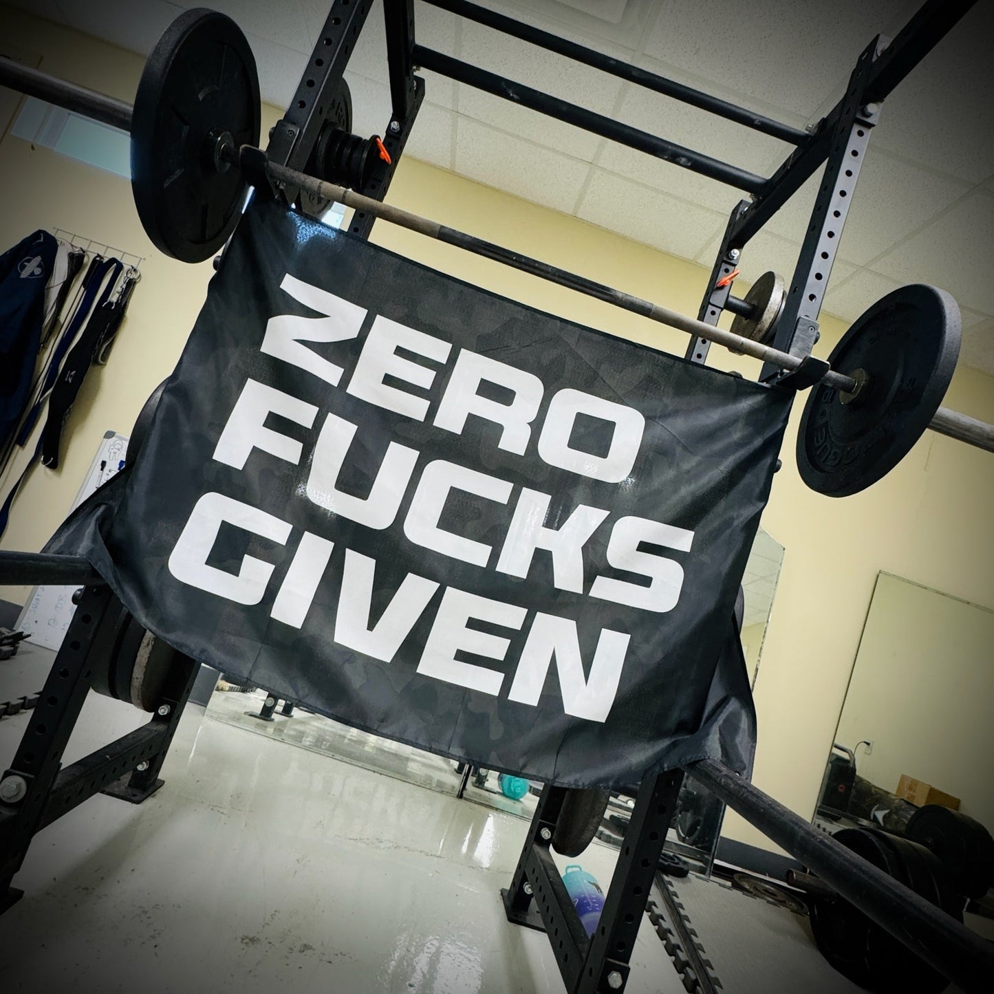 Zero Fucks Given - 3'x5' - Wall Banner