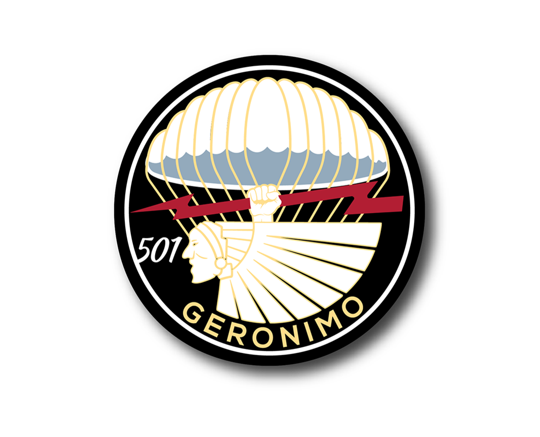 501st Geronimo Airborne Classic Premium Sticker