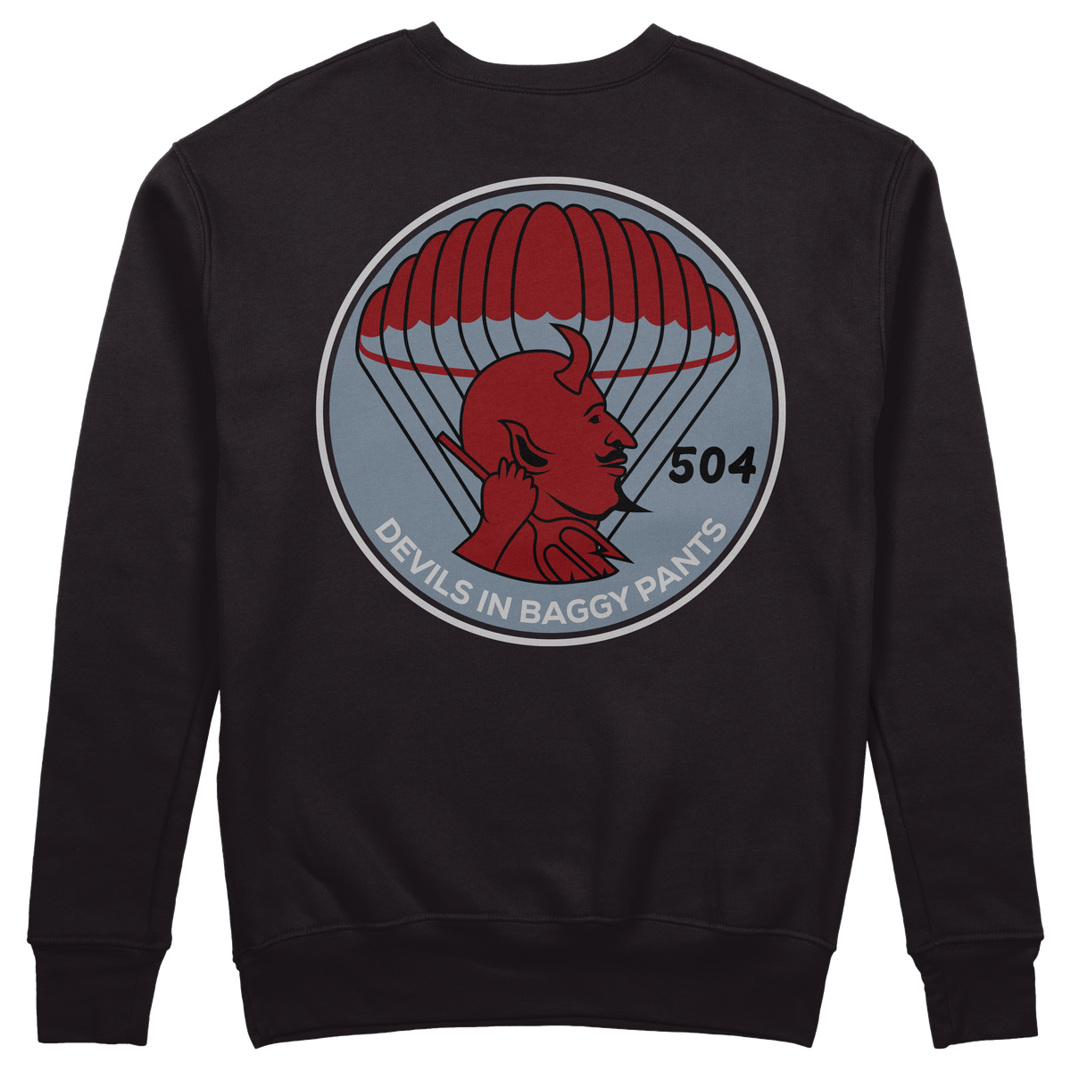 504 Devils Airborne Classic Crewneck Sweatshirt – WETSU Company