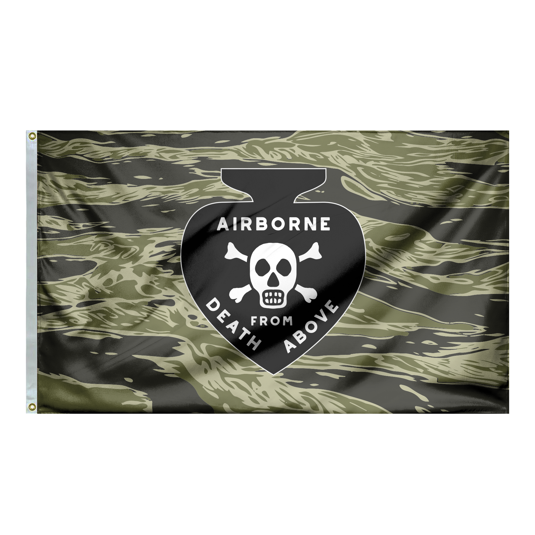 Vietnam Airborne Death Spade Flag