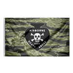 Load image into Gallery viewer, Vietnam Airborne Death Spade Flag
