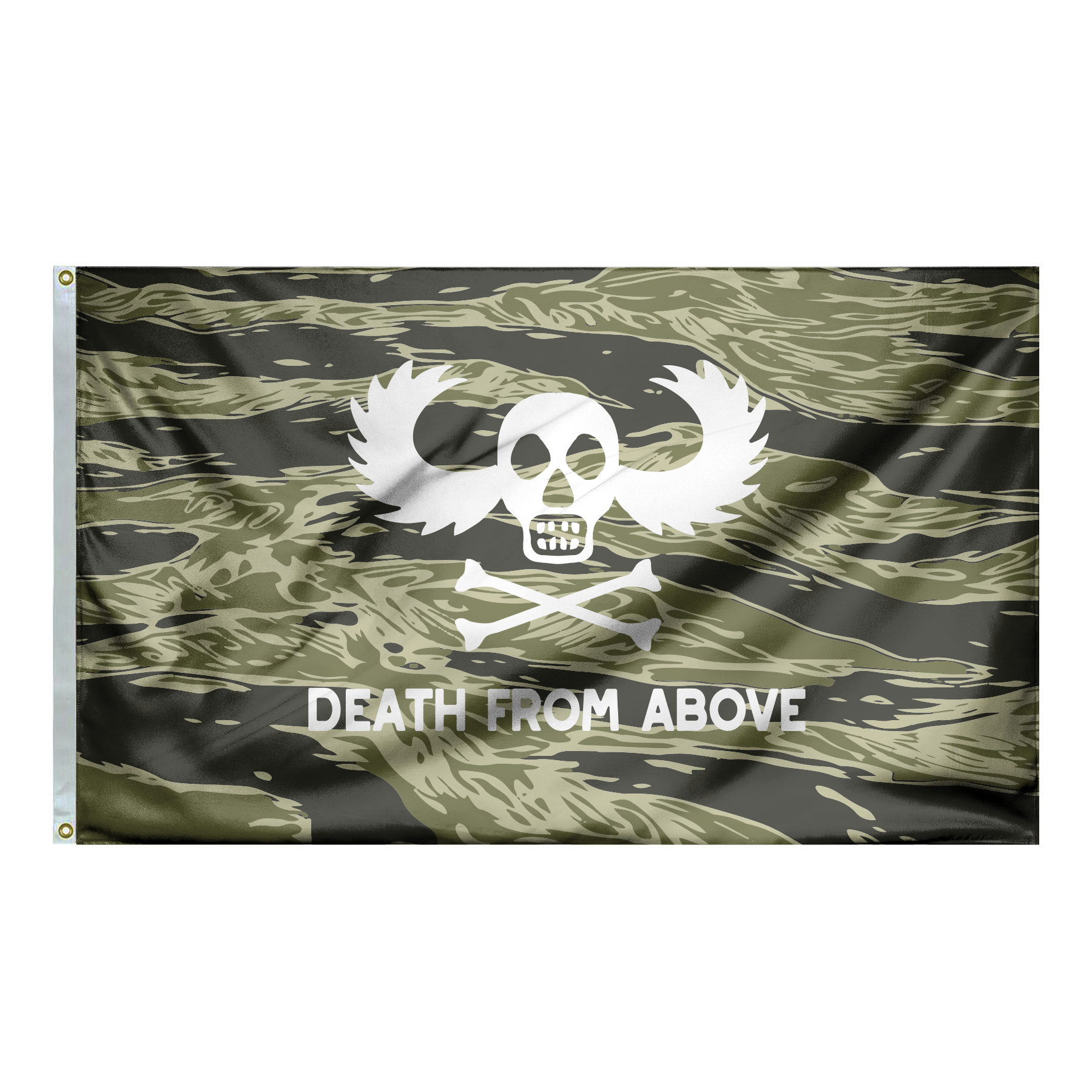 Vietnam Airborne War Wings Flag