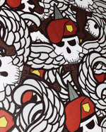 Load image into Gallery viewer, OG WETSU Logo Sticker Skull In Red Beret
