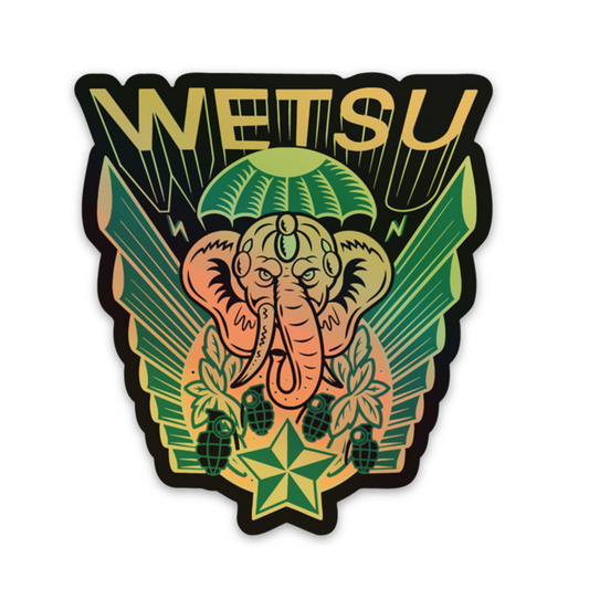 Ivory Coast Holographic Sticker