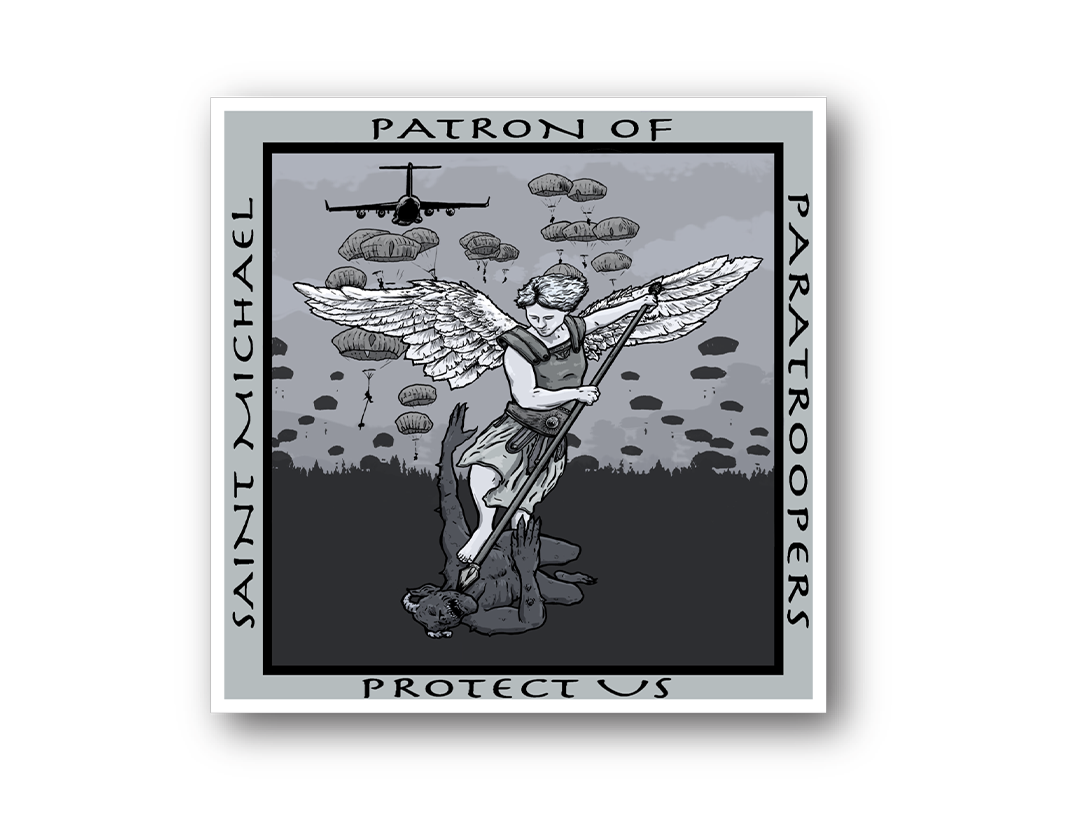 St Michael Protect Us Premium Sticker