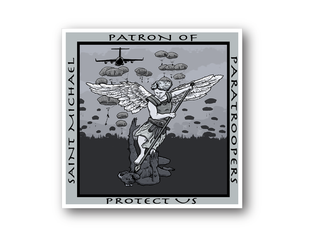 St.Michael Protect Us 2 Pack Infrared Reflective Patch Military Tactical Morale Emblem Decorative Applique Hook and Loop St.Michael Protect Us 2 Pack Infrared Reflective Patch Military Tactical Morale Emblem Decorative Applique Hook and Loop