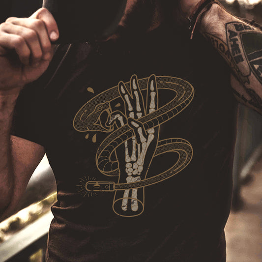 The Retro Static Line Bites Shirt