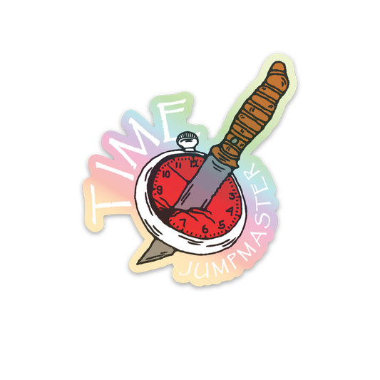 Time Jumpmaster Holographic Sticker