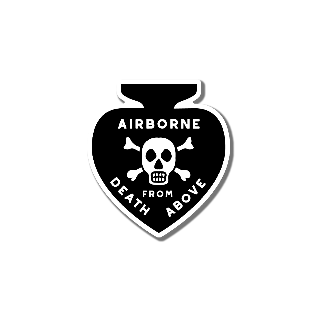 Vietnam Airborne Death Spade Sticker