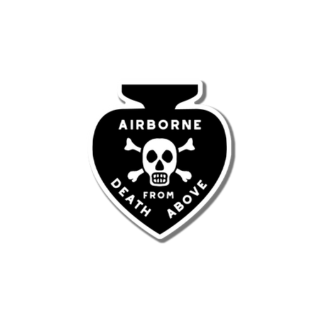 Vietnam Airborne Death Spade Sticker
