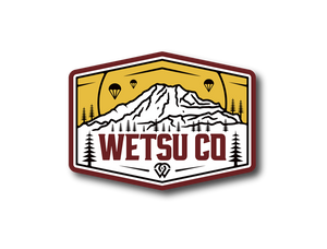 WETSU Mountains Premium Sticker
