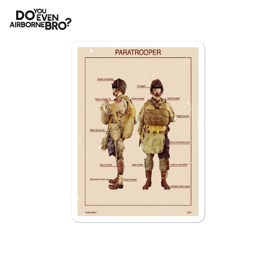 Anatomy Of A Trooper Sticker